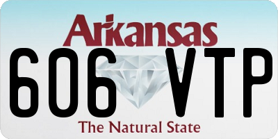 AR license plate 606VTP
