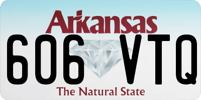 AR license plate 606VTQ