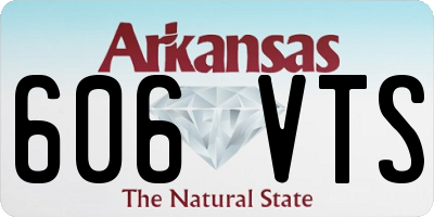 AR license plate 606VTS