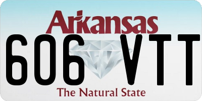 AR license plate 606VTT