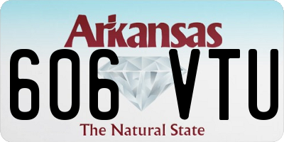 AR license plate 606VTU