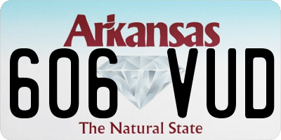 AR license plate 606VUD