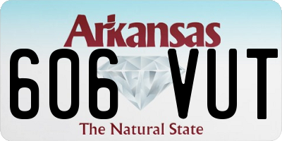 AR license plate 606VUT