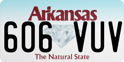 AR license plate 606VUV