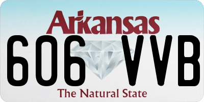 AR license plate 606VVB