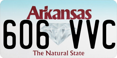 AR license plate 606VVC