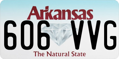 AR license plate 606VVG