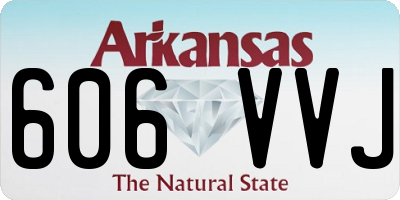AR license plate 606VVJ
