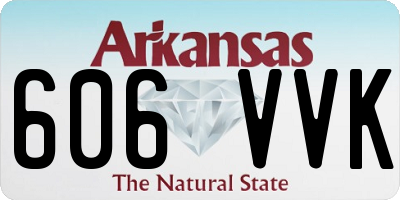 AR license plate 606VVK