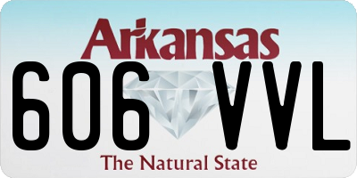 AR license plate 606VVL