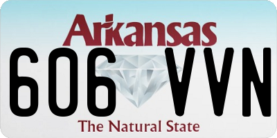 AR license plate 606VVN