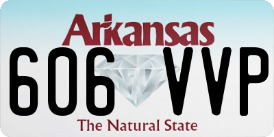 AR license plate 606VVP
