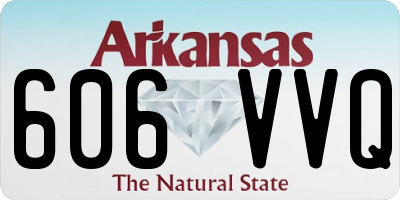AR license plate 606VVQ