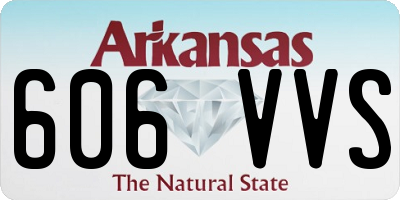 AR license plate 606VVS