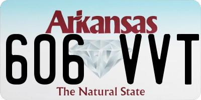 AR license plate 606VVT