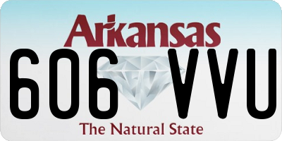 AR license plate 606VVU