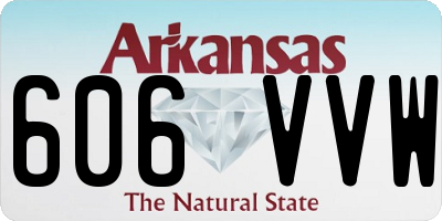 AR license plate 606VVW