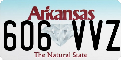 AR license plate 606VVZ