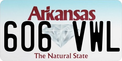 AR license plate 606VWL