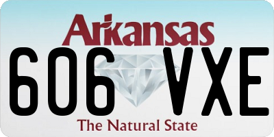 AR license plate 606VXE