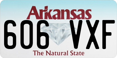 AR license plate 606VXF