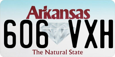 AR license plate 606VXH