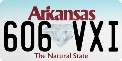 AR license plate 606VXI