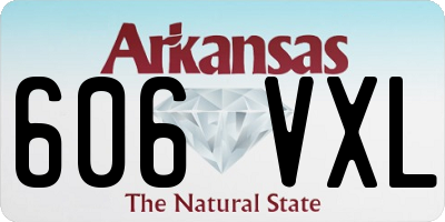 AR license plate 606VXL