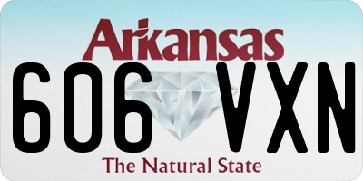 AR license plate 606VXN
