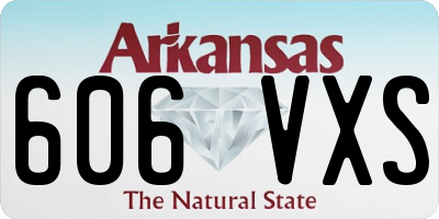 AR license plate 606VXS