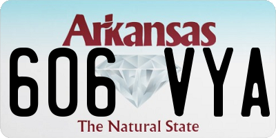 AR license plate 606VYA