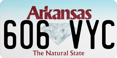 AR license plate 606VYC