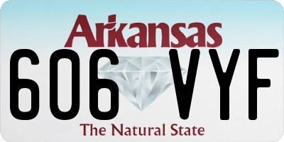 AR license plate 606VYF