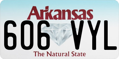 AR license plate 606VYL