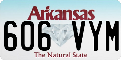 AR license plate 606VYM