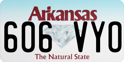 AR license plate 606VYO