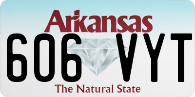 AR license plate 606VYT