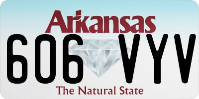 AR license plate 606VYV
