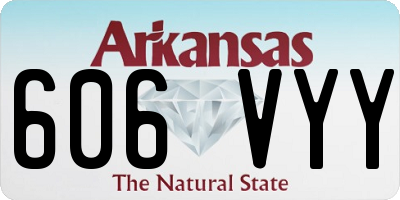 AR license plate 606VYY
