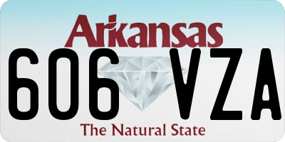 AR license plate 606VZA