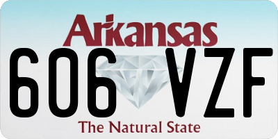 AR license plate 606VZF