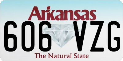 AR license plate 606VZG