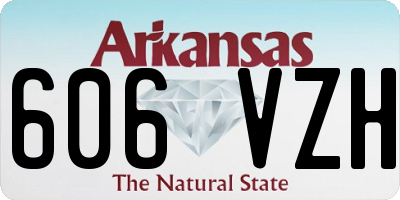 AR license plate 606VZH