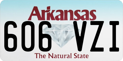 AR license plate 606VZI