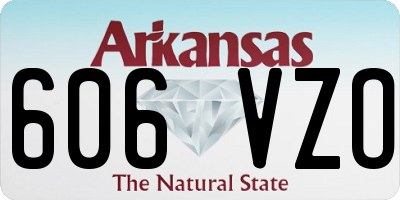 AR license plate 606VZO
