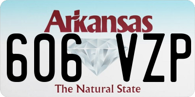 AR license plate 606VZP