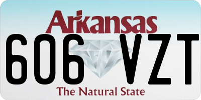 AR license plate 606VZT
