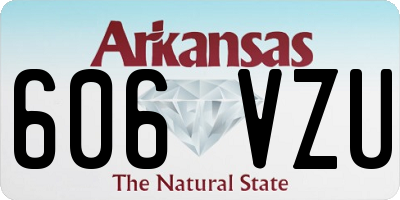 AR license plate 606VZU