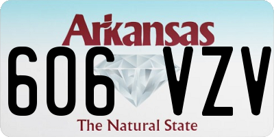 AR license plate 606VZV