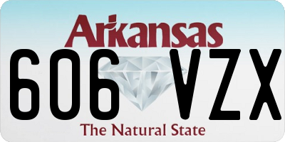 AR license plate 606VZX